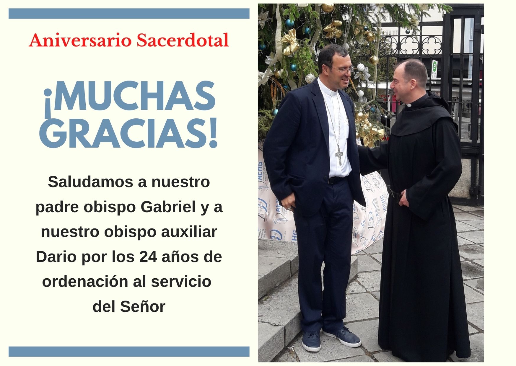 Aniversario sacerdotal: Un camino de servicio y bendiciones ※