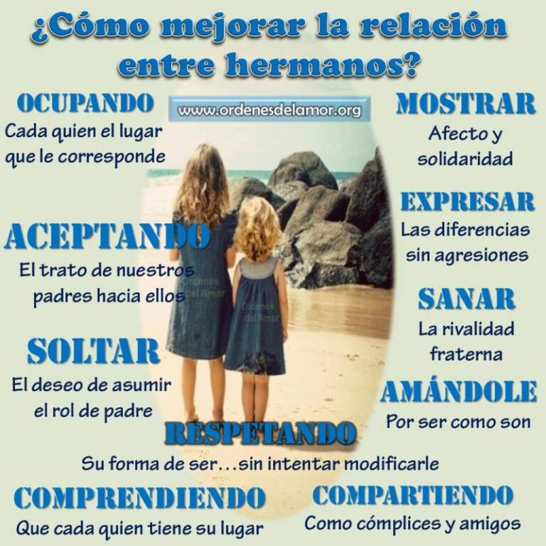 Consejos para fortalecer la relación entre hermanos y la familia ※