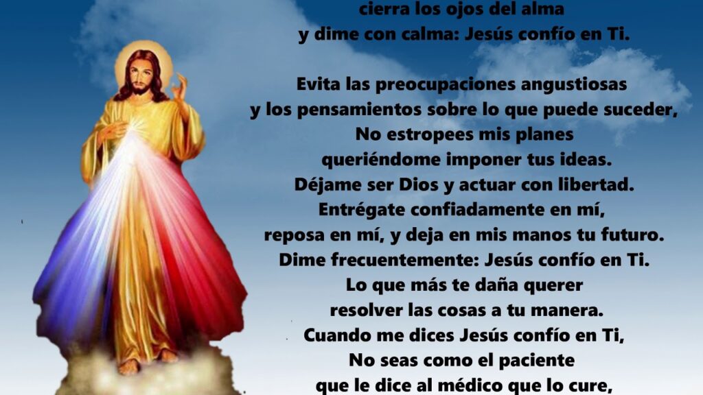 La oración al Señor de la Misericordia: Jesús, en ti confío ※