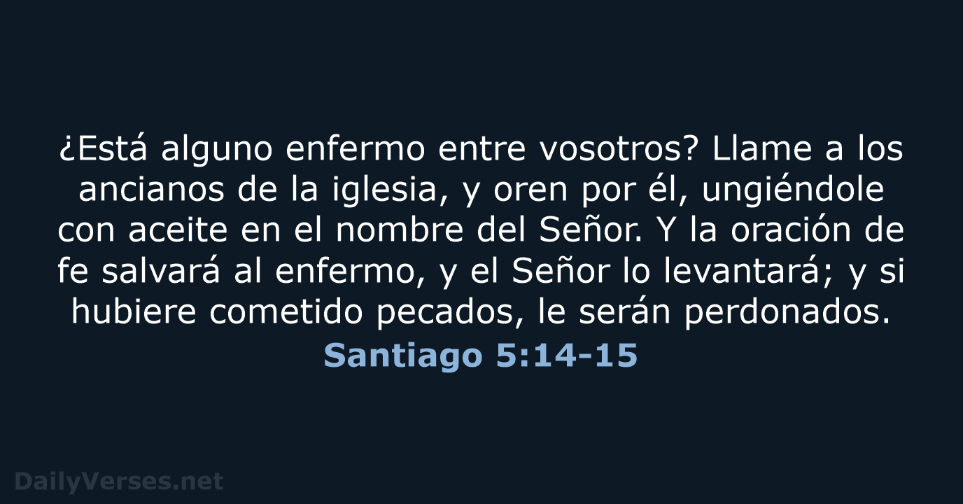 Versículos para orar por los enfermos según la Reina Valera 1960 ※